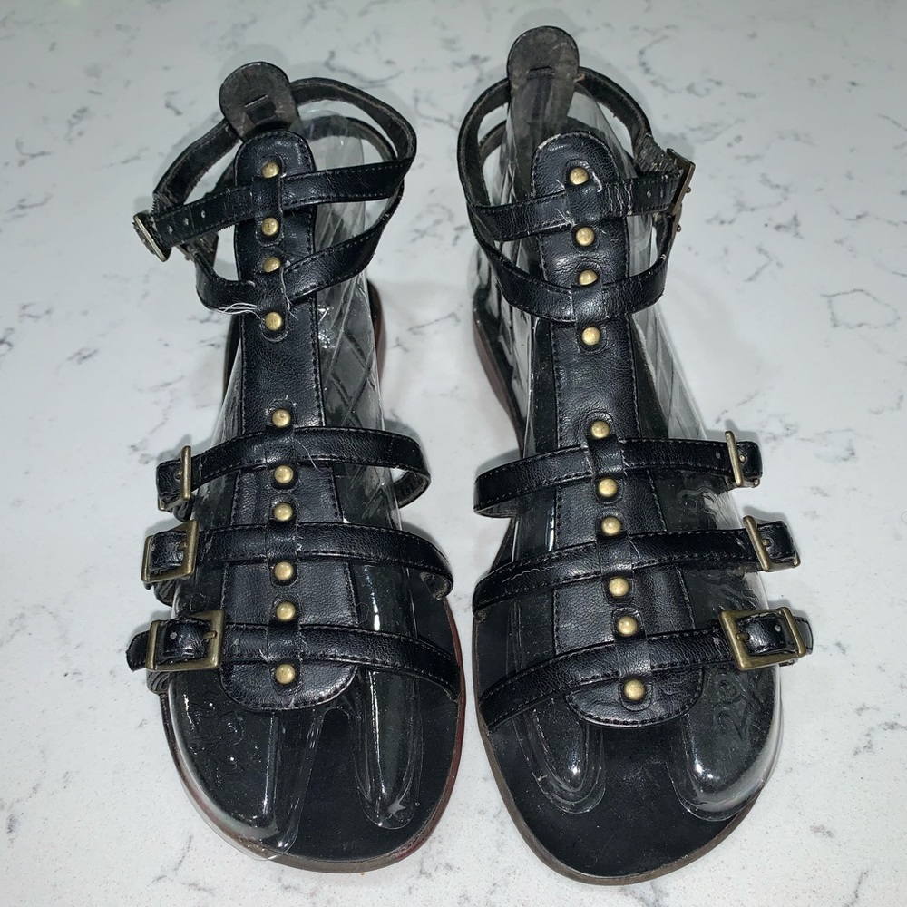 Mossimo Black Buckle Sandals